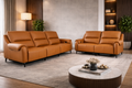 Cognac luxe recliner